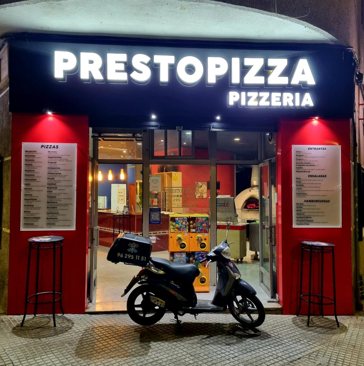Prestopizza en Gandia